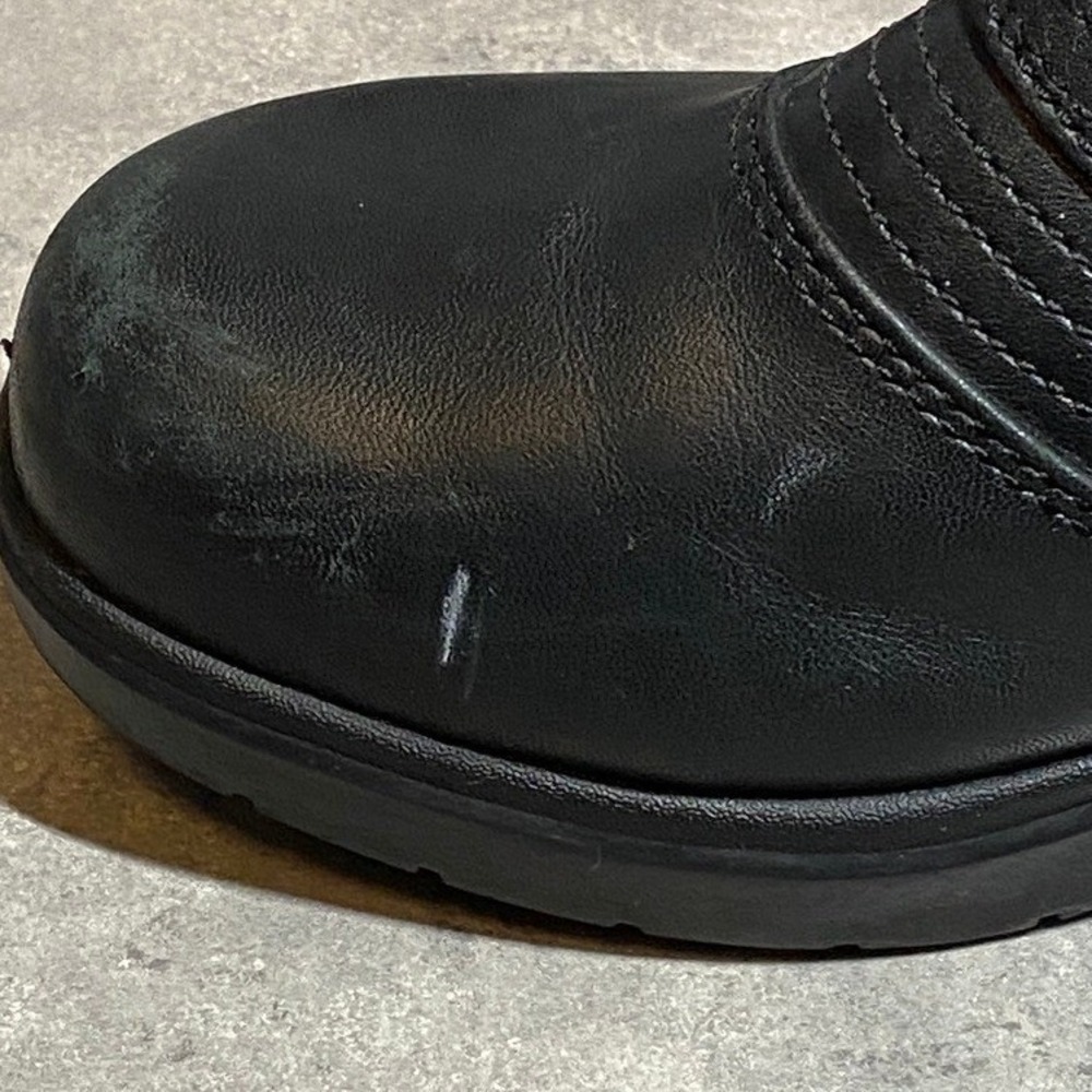 Ariat Women's Black Leather Steel Toe Safety Clogs Work Shoes Size 8B Non Slip - Picture 9 of 13